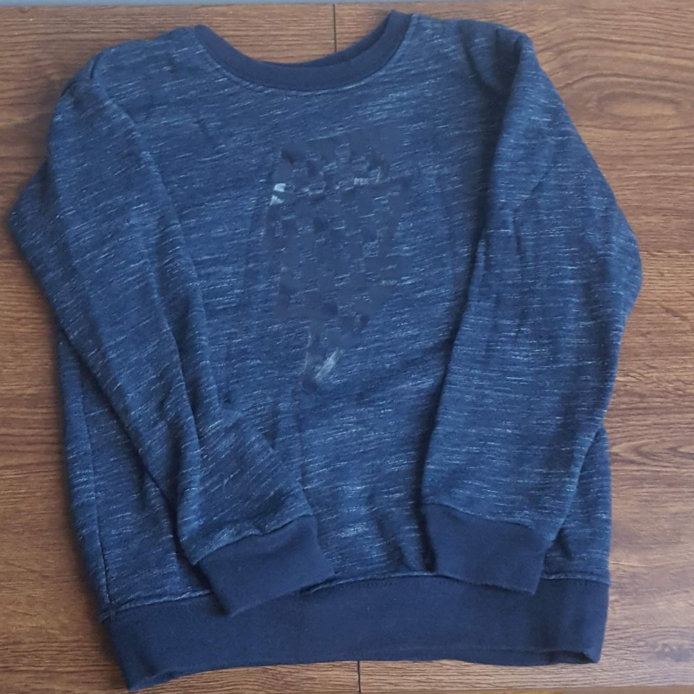 Garanimals Dark Blue Sweatshirt with Same Colour Lightning Bolt 5T